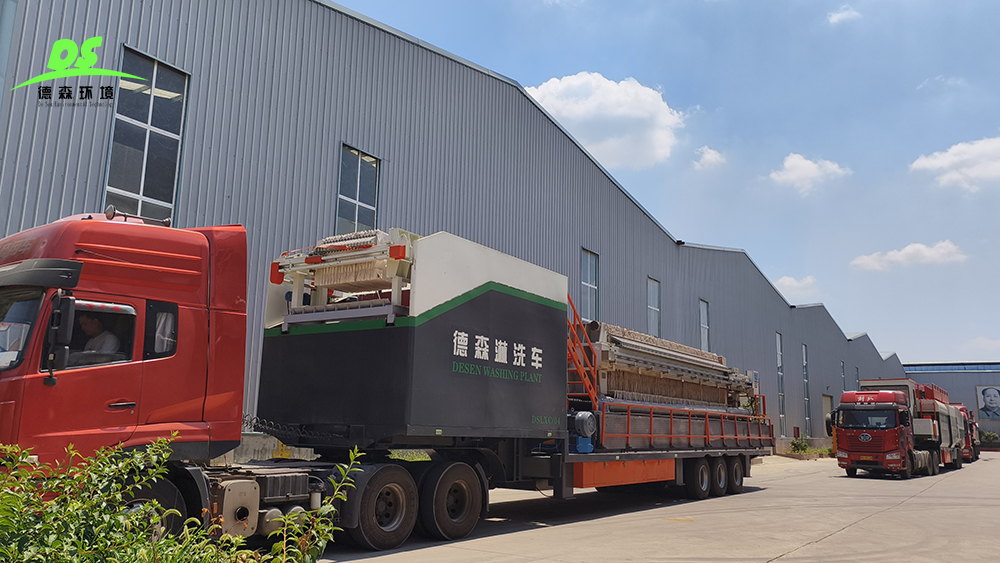 移動式土壤淋洗裝備發貨現場